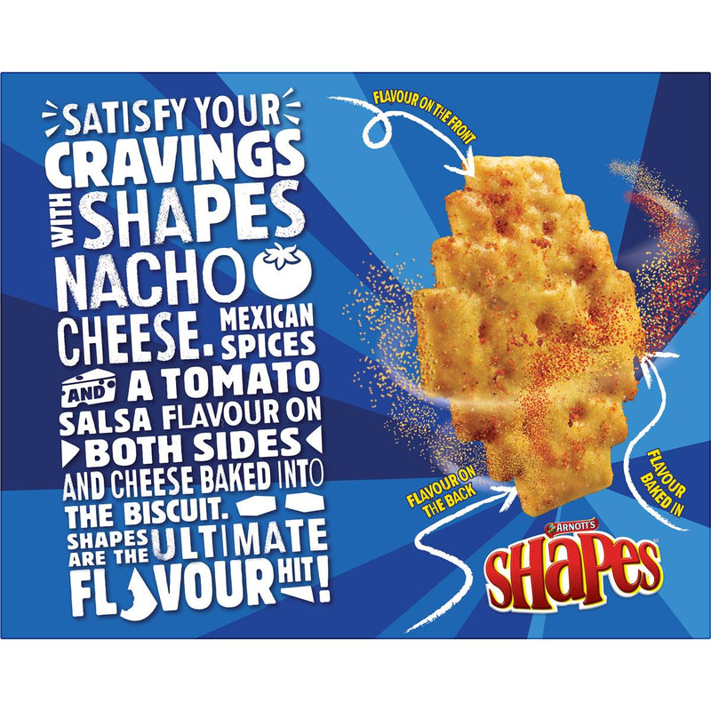 Arnott's Shapes Nacho Cheese 160g