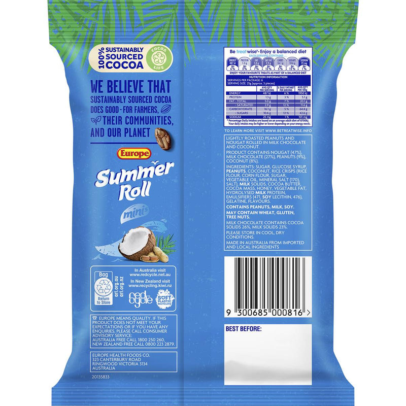 Europe Summer Mini Rolls 150g