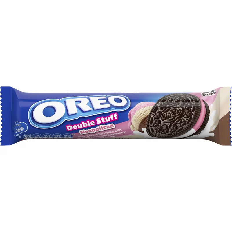 Oreo Double Stuff Neapolitan Cookies 131g