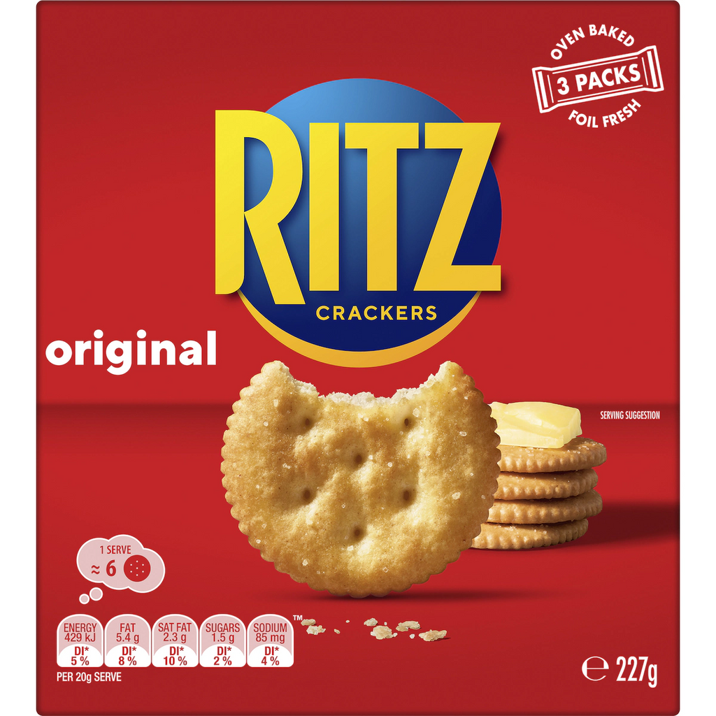 Fied Ritz Crackers Ritz Original Crackers 227g | Worldwide Shipping