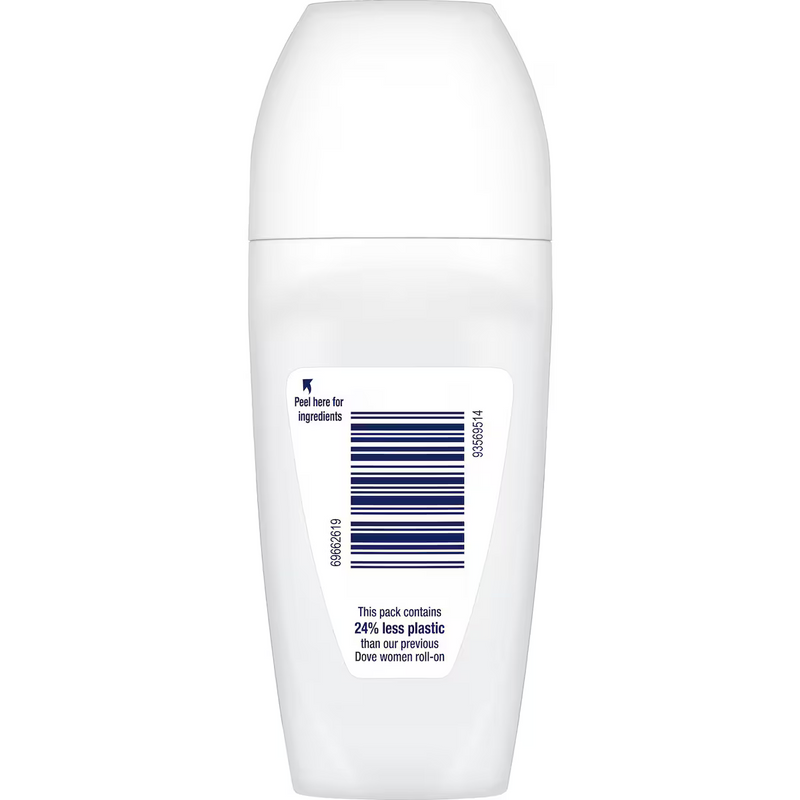 Dove Womens Roll On Deodorant Coconut 50ml