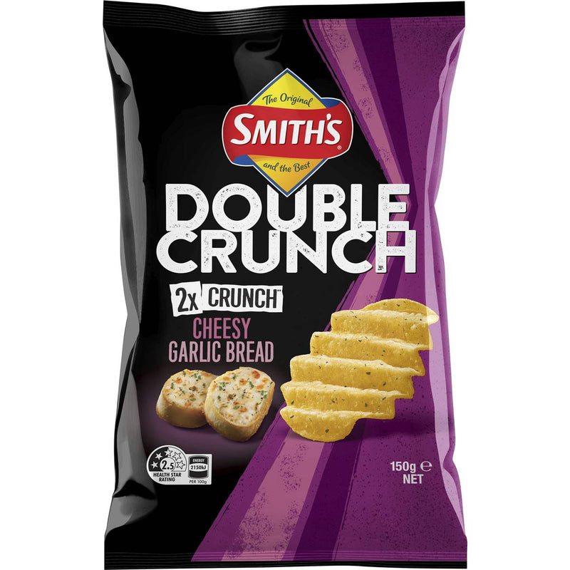 Smith's Double Crunch Cheesy Garlic Bread 150g