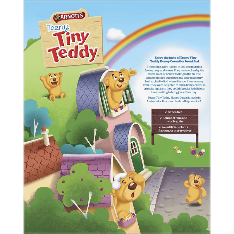 Arnott's Teeny Tiny Teddy Cereal Honey 580g