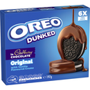 Oreo Dunked Original In Cadbury Chocolate Cookies 6 Pack 197g