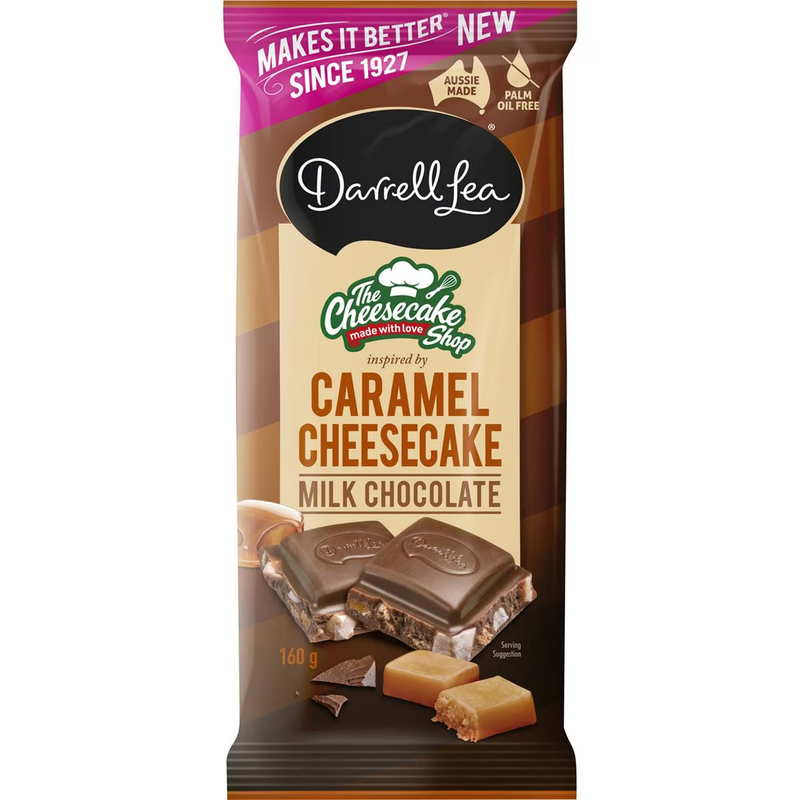 Darrell Lea Caramel Cheesecake Block 160g