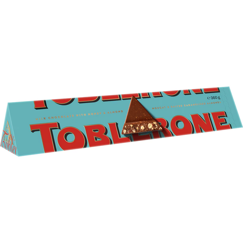 Toblerone Crunchy Almond Milk Chocolate Bar 360g