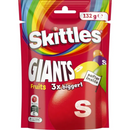Skittles Giants Fruits Lollies Share Bag 132g