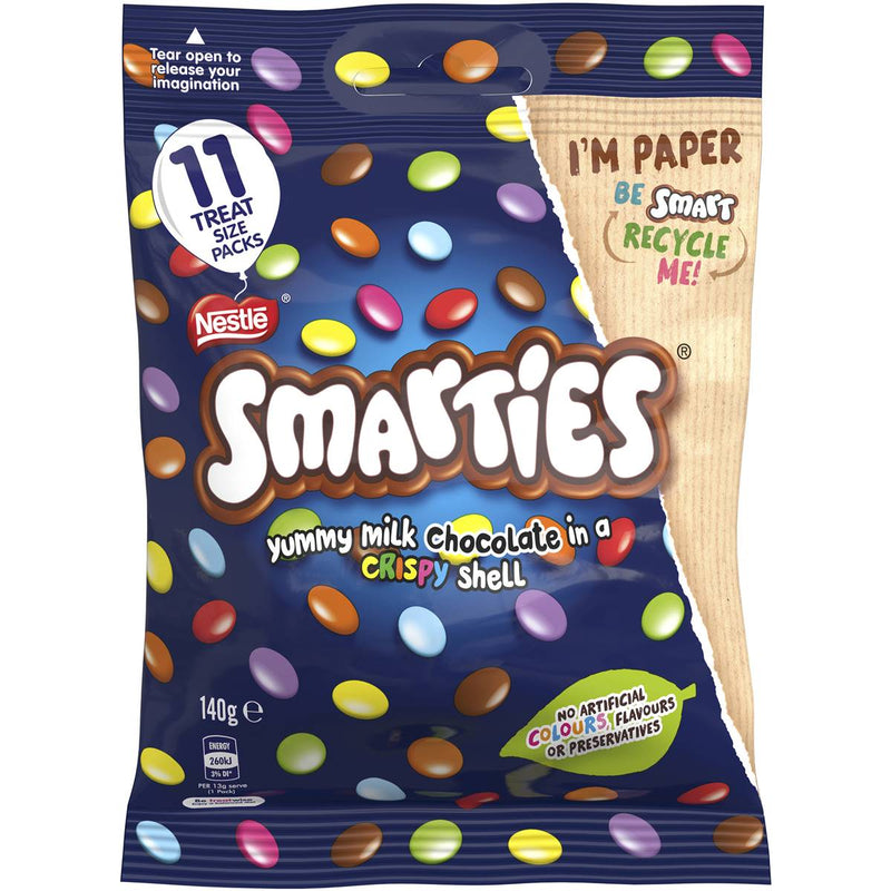 Nestle Smarties Treat Size 11 Pack 140g