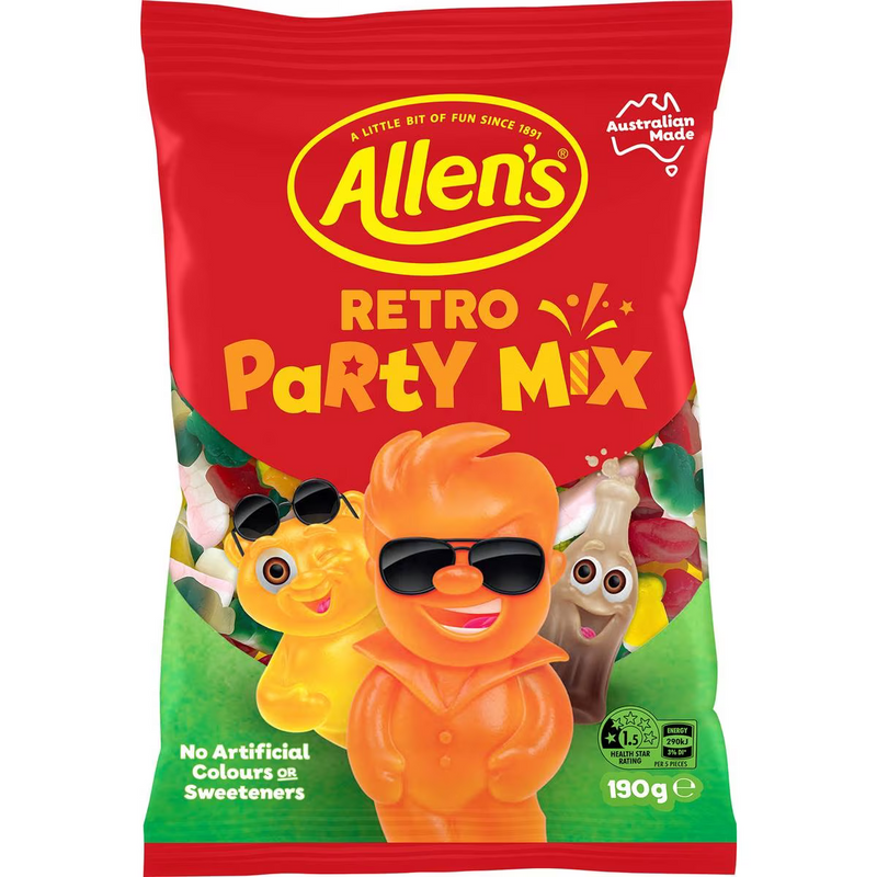 Allen's Retro Party Mix 190g