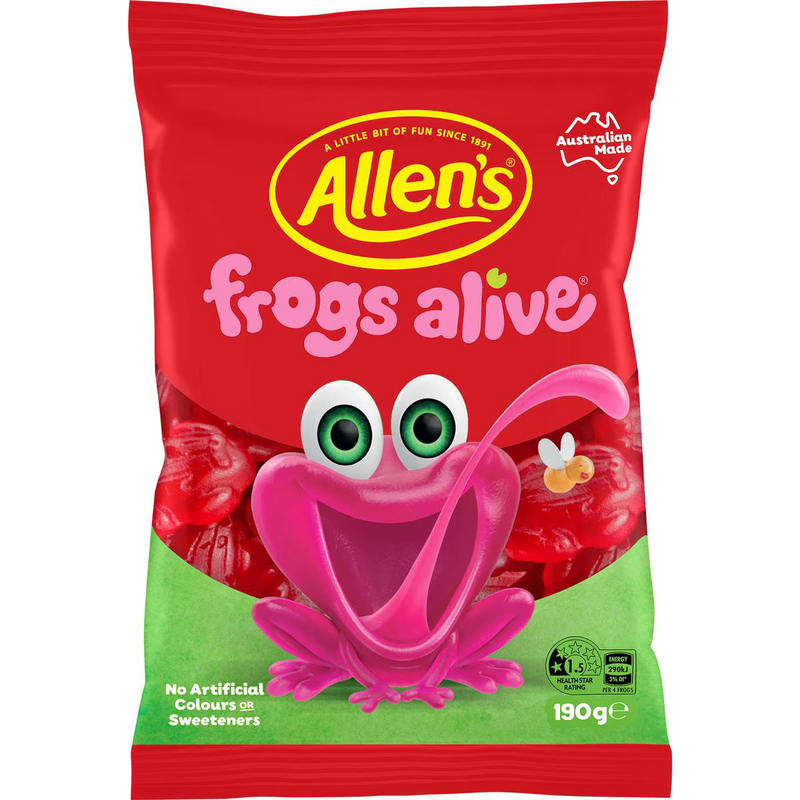 Allen's Frogs Alive 190g