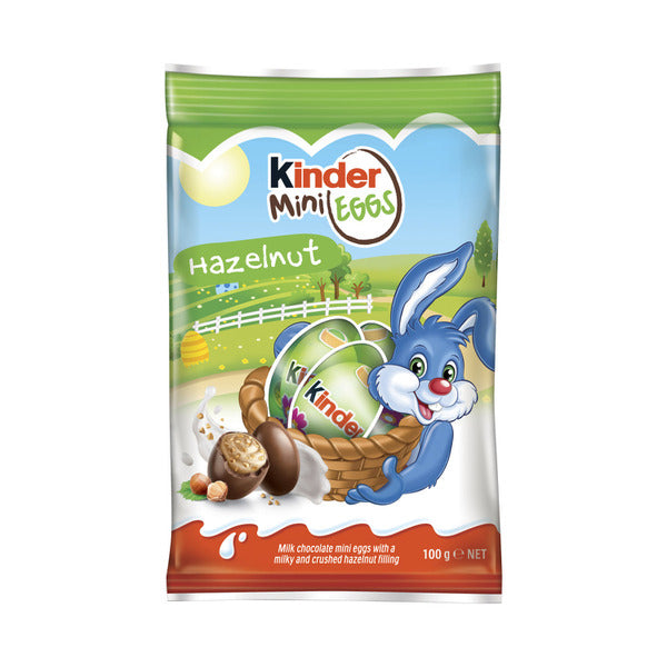 Kinder Chocolate Hazelnut Mini Easter Eggs 100g