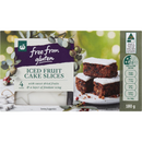 Woolworths Gluten Free Iced Fruit Cake Slices 4 Pack 180g