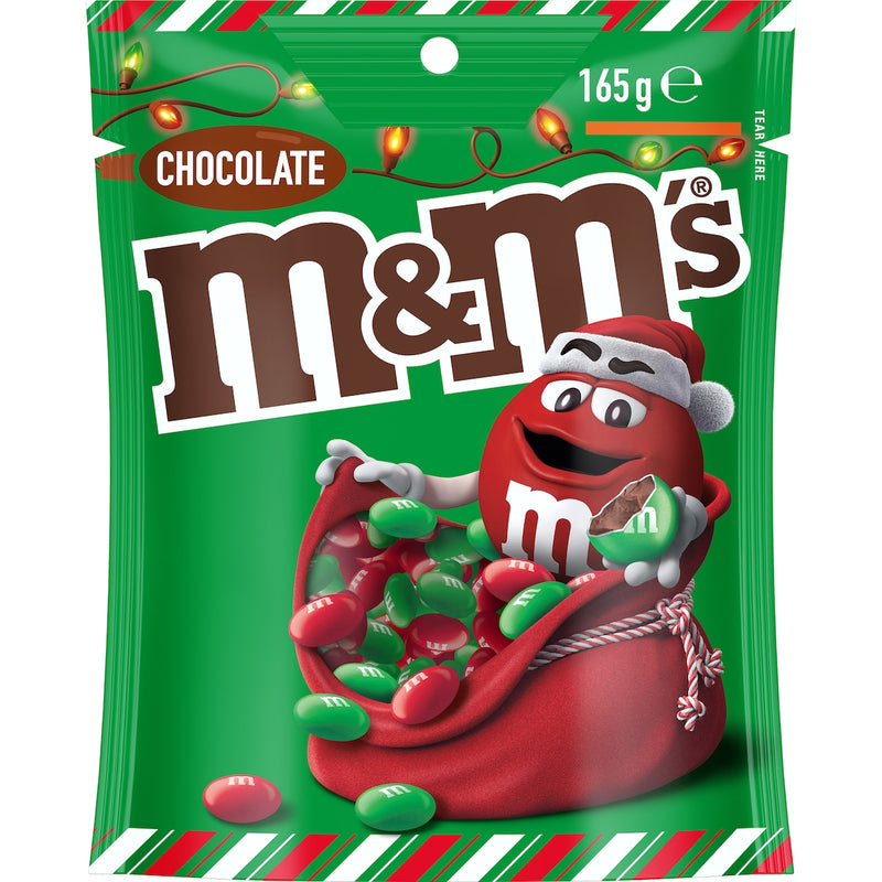 M&M's Red & Green Christmas Chocolate 165g