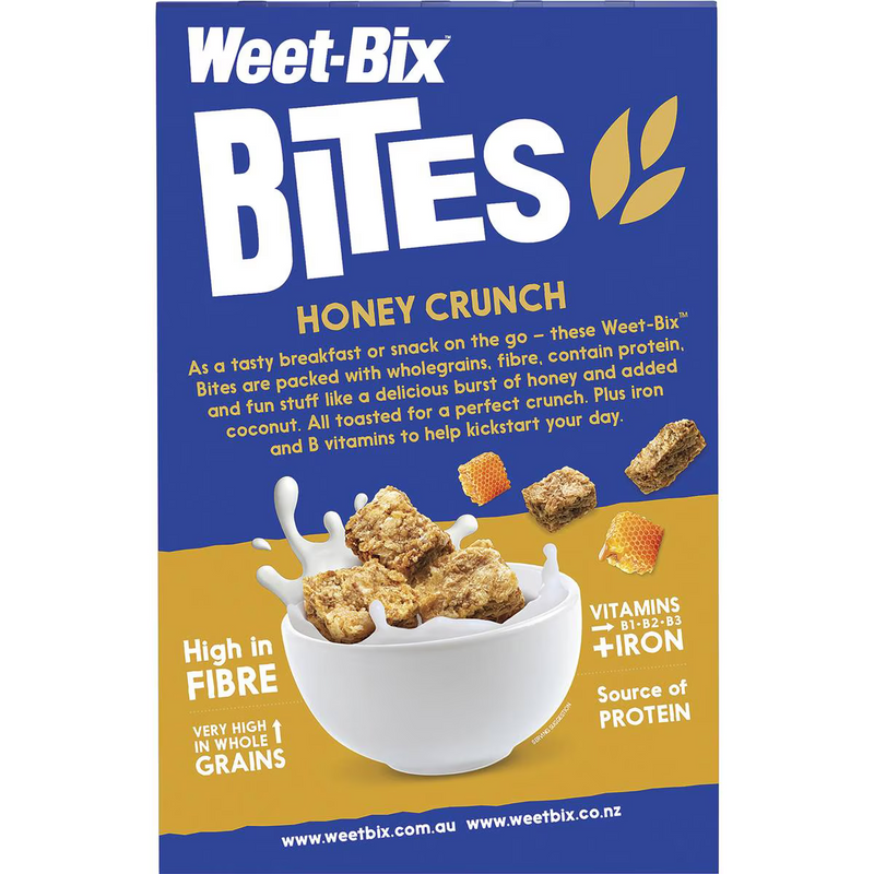 Sanitarium Weet-Bix Bites Crunchy Honey Breakfast Cereal 510g