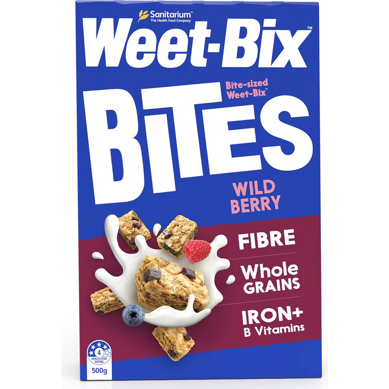 Sanitarium Weet-Bix Bites Wild Berry 500g