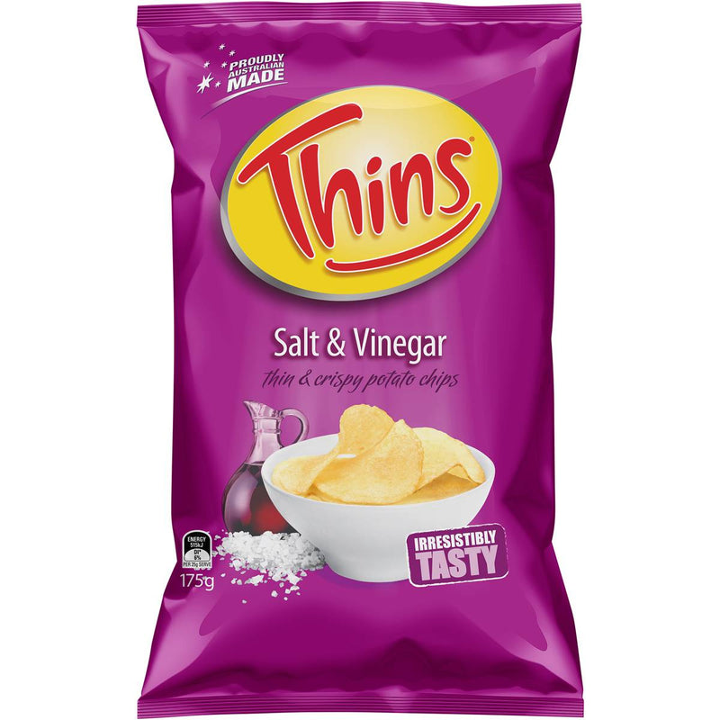 Thins Salt & Vinegar Chips 175g