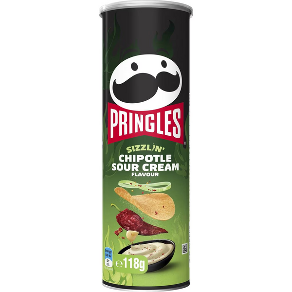 Pringles Chipotle & Sour Cream Potato Chips 118g | Worldwide Shipping