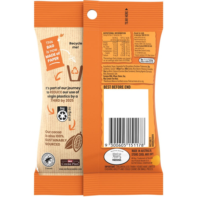 Allen's Jaffas Chocolate Orange Lolly Bag 160g