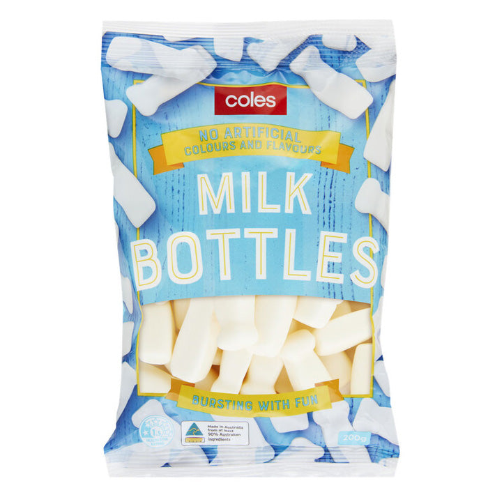 Coles Milk Bottles 200g
