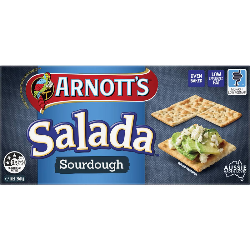 Arnott's Salada Sourdough Crispbread 250g