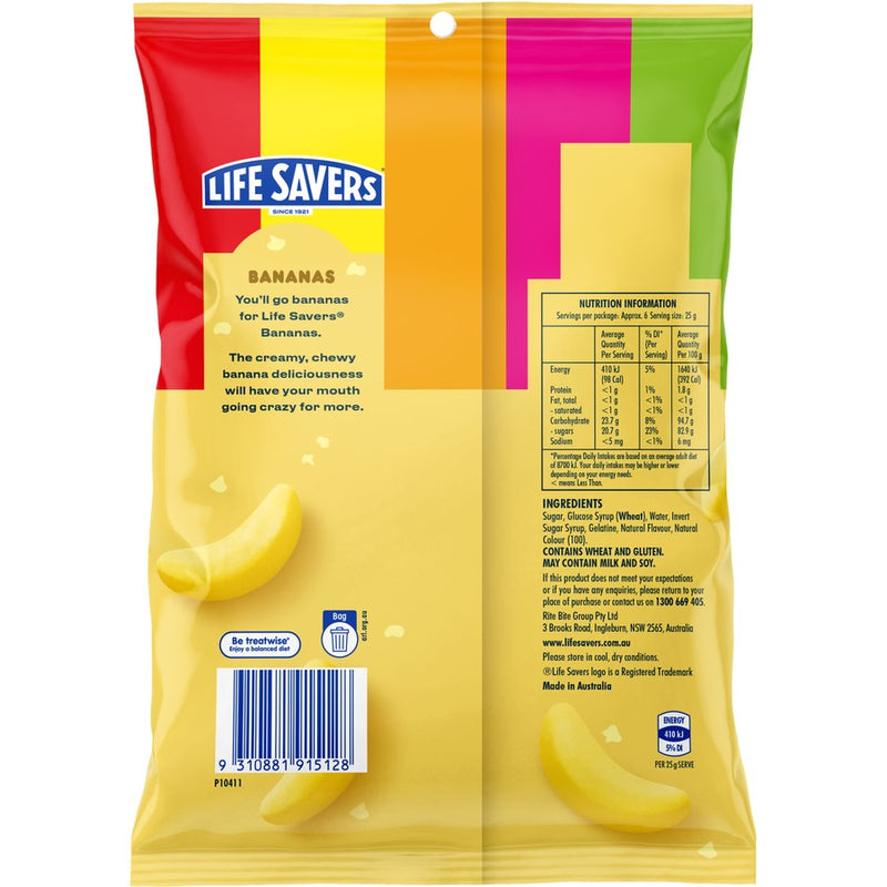 Lifesavers Bananas 160g