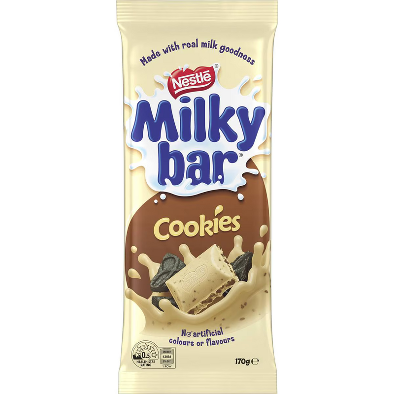Nestle Milky Bar Cookies Block 180g