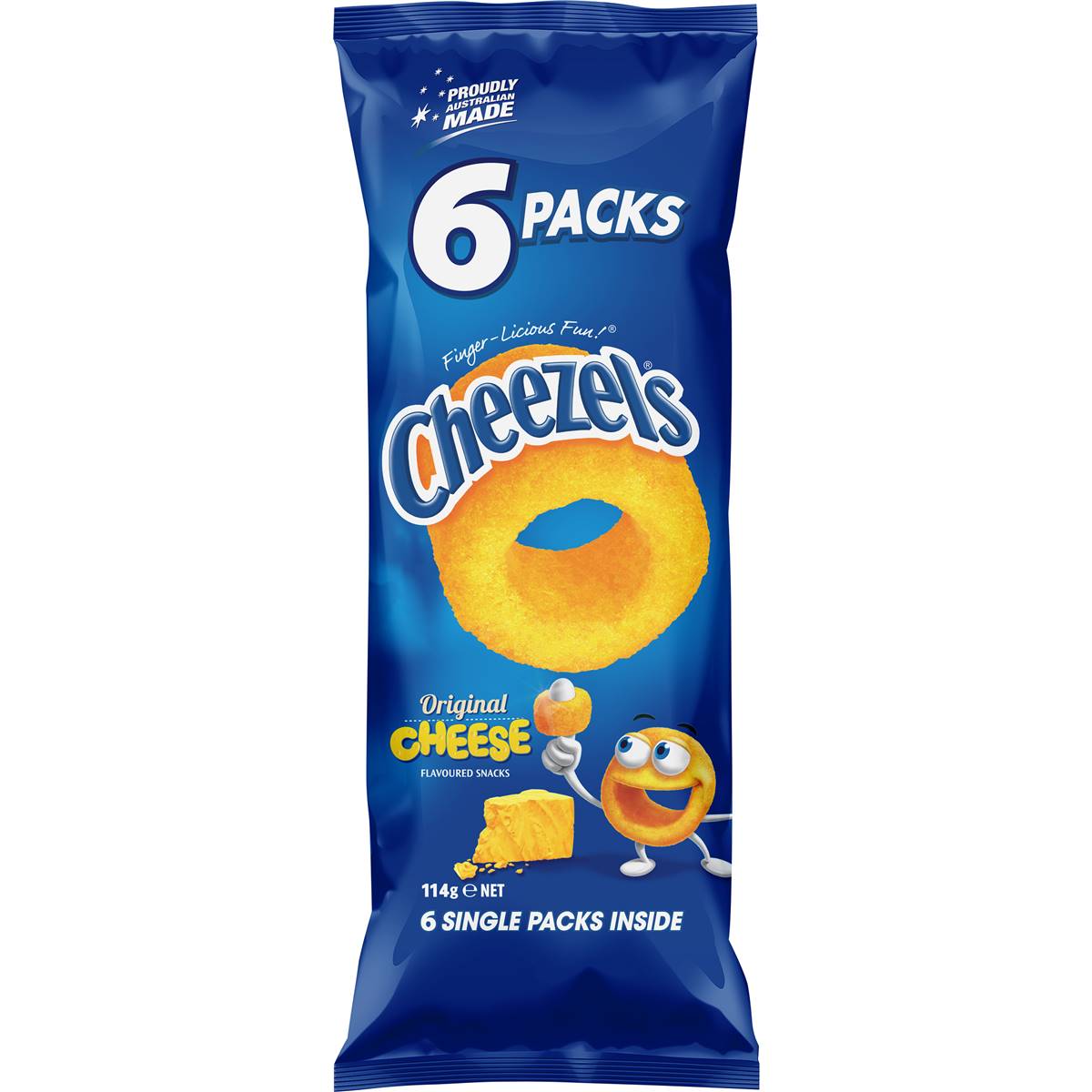 Cheezels Multipack 6 Pack 114g | Worldwide Shipping