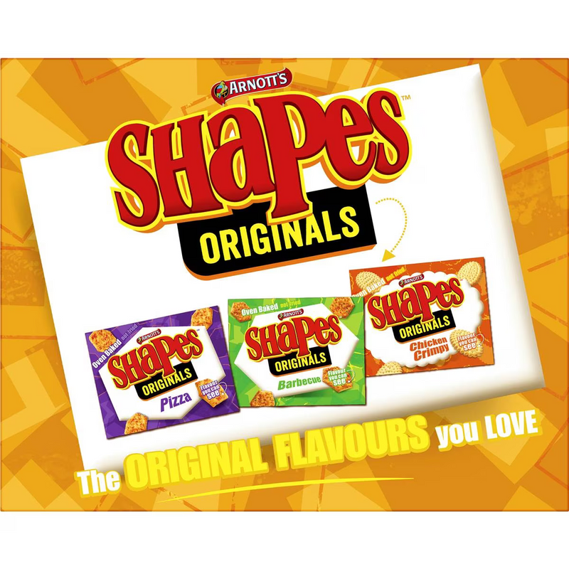 Arnott's Shapes Originals Cheddar 175g