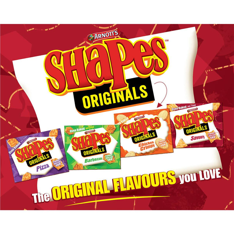 Arnott's Shapes Originals Savoury 185g