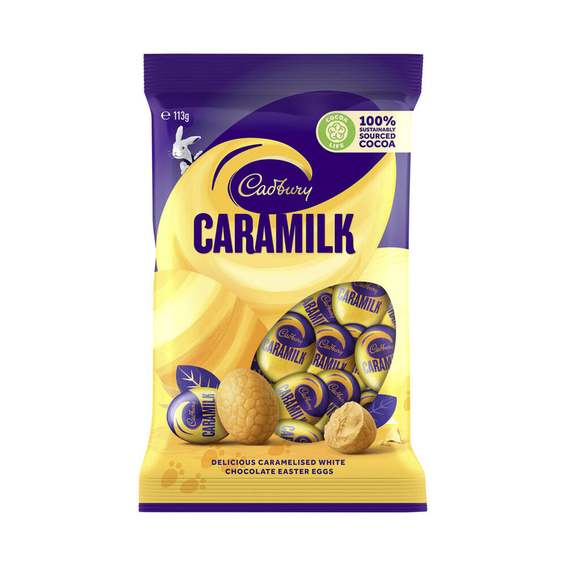 Cadbury Caramilk Easter Chocolate Eggs Bag 113g