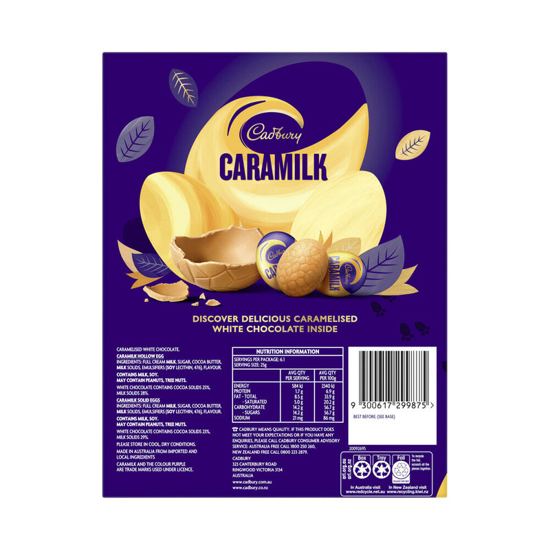 BB 6/24 | Cadbury Caramilk Chocolate Easter Gift Box 153g