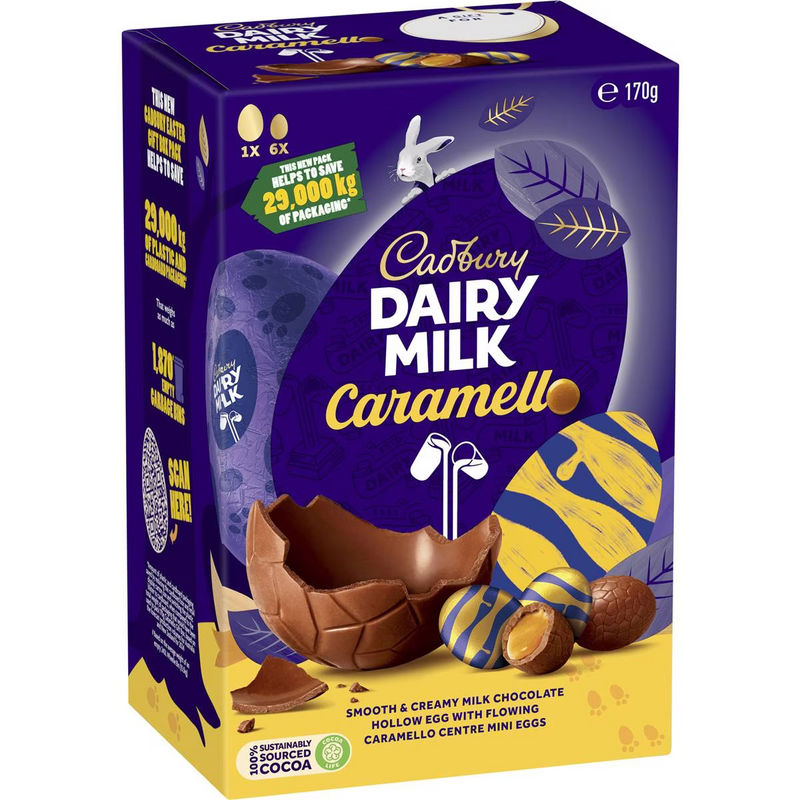 Cadbury Caramello Chocolate Easter Gift Box 170g