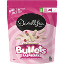 Darrell Lea Bullets White Chocolate Raspberry 150g