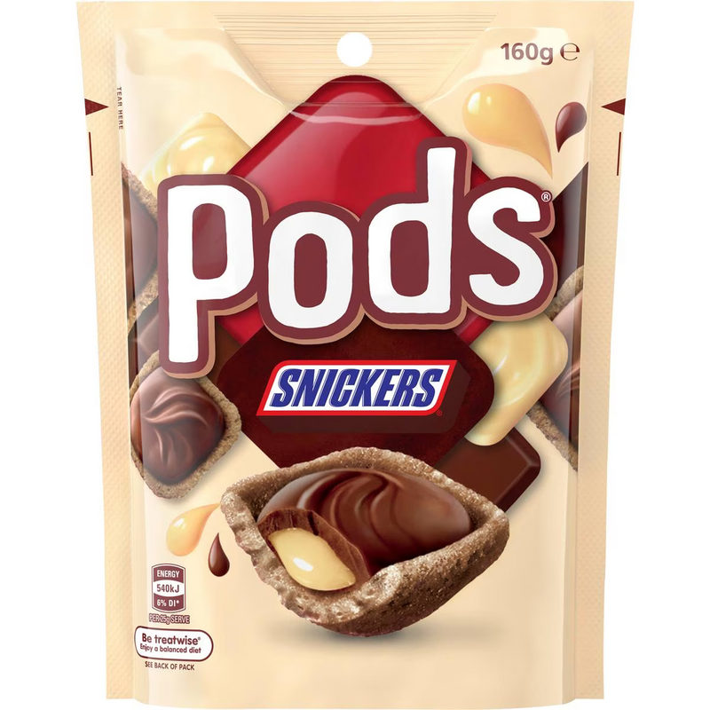 Snickers Pods 160g