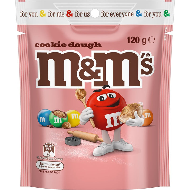 M&M's Cookie Dough Milk Chocolate 120g