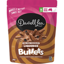 Darrell Lea Bullets Milk Chocolate Liquorice 204g