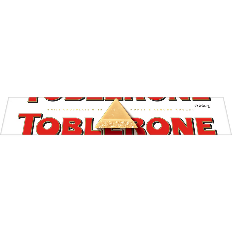 Toblerone White Chocolate Block 360g