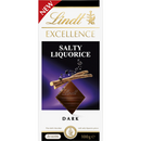 Lindt Excellence Salty Liquorice Dark Chocolate Block 100g