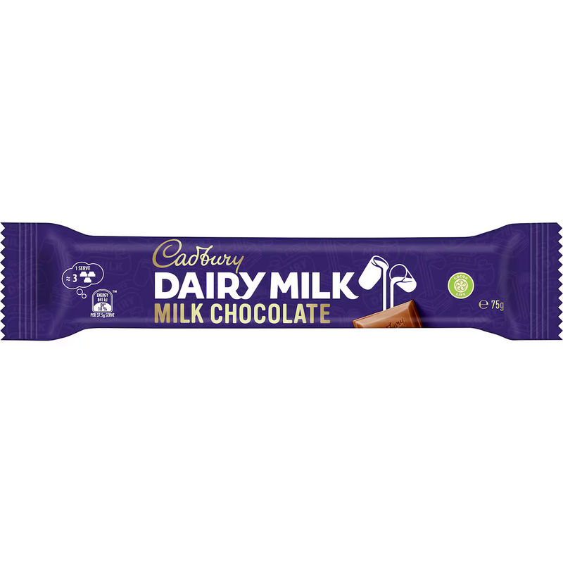 Cadbury Dairy Milk Chocolate Bar 75g