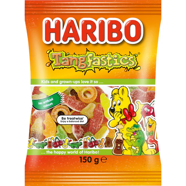 Haribo Tangfastics Lollies 150g