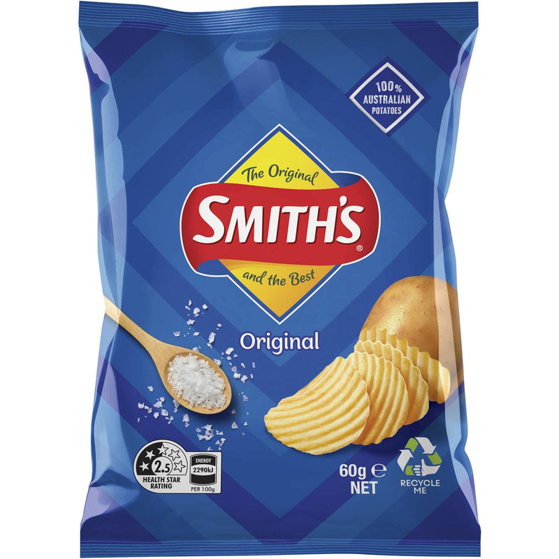 Smith's Crinkle Cut Potato Chips Original 60g