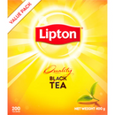 Lipton Quality Black Tea Bags 200 Pack 400g