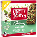 Uncle Tobys Chewy Mint Choc Muesli Bars 6 Pack 185g