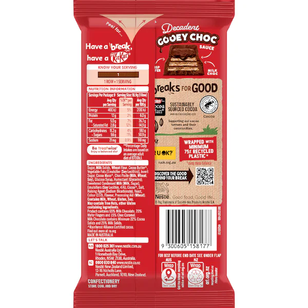 Kit Kat Gooey Choc Block 170g