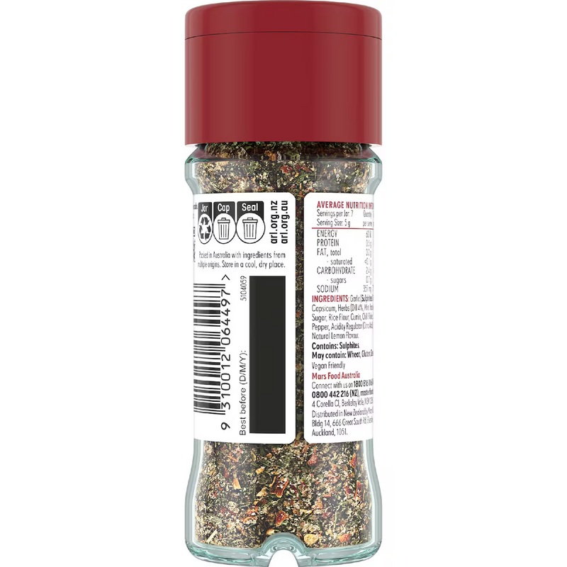 Masterfoods Avocado Smash Spice Blend 35g