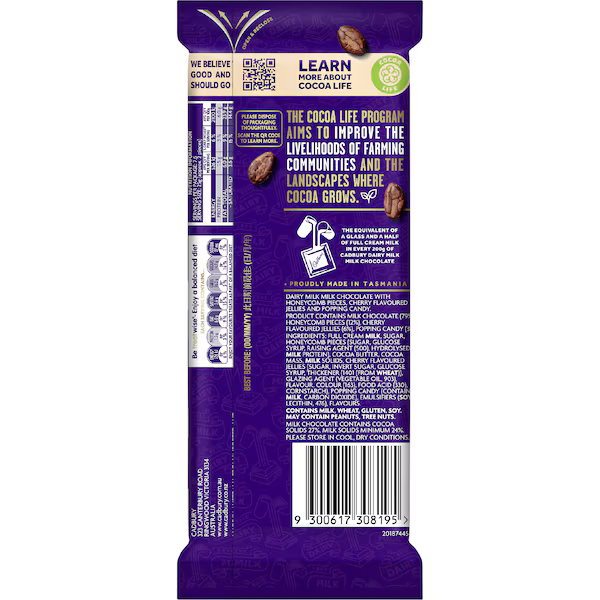Crunchie Block Cadbury Dairy Milk Marvellous Creations Crunchie Block 190g | Worldwide ...