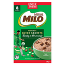 Uncle Tobys Milo Porridge Quick Sachets 8 Pack 280g