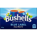 Bushells Blue Label Classic Black Tea Bags 50 Pack 90g