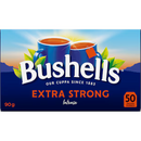 Bushells Extra Strong Tea Bags 50 Pack 90g
