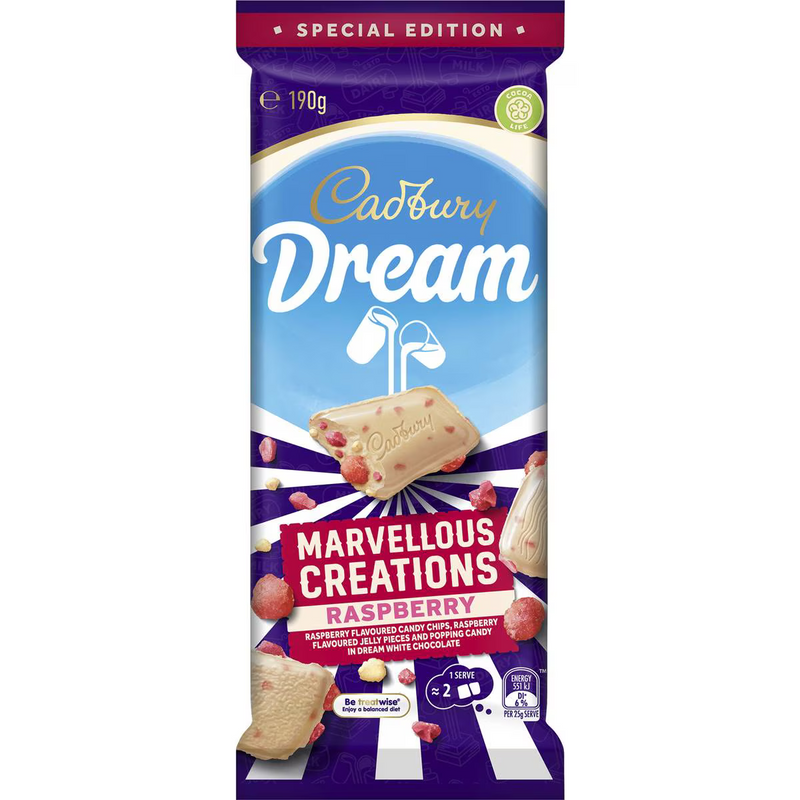Cadbury Dream Marvellous Creations Raspberry 190g